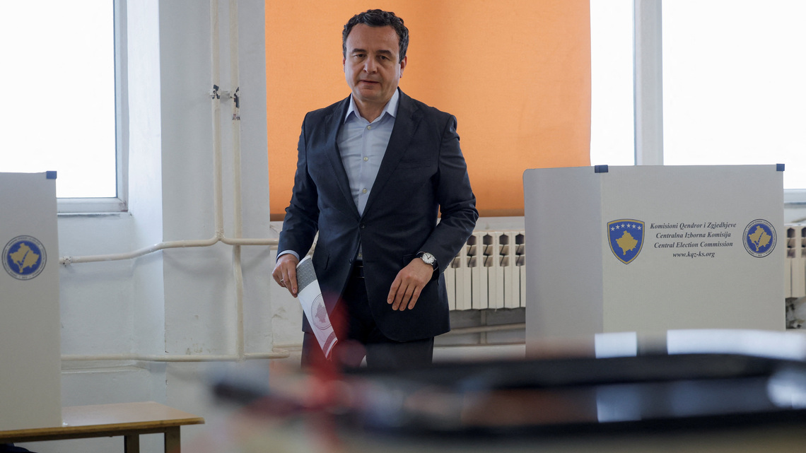 Kosovo's Vetevendosje party leads parliamentary vote, early official results show 