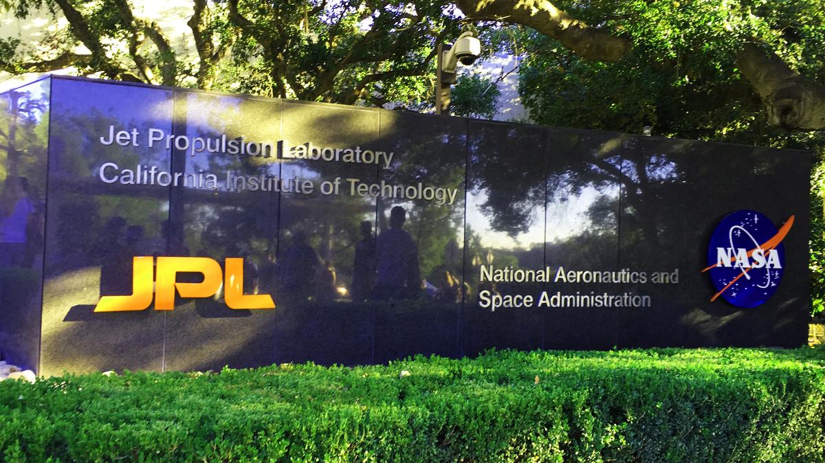 The entrance to NASA's Jet Propulsion Laboratory in La Canada Flintridge, California. (Saja Tawalbeh/Dreamstime/TNS)