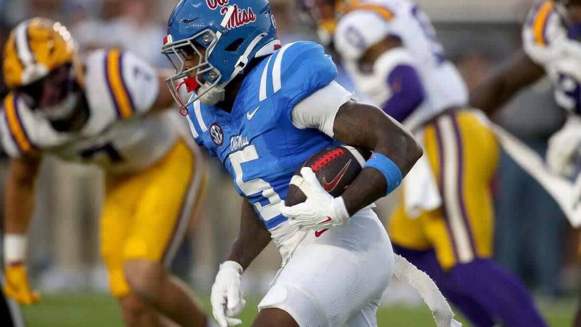 Ole Miss RB Kewan Lacy not expected to play at Florida 