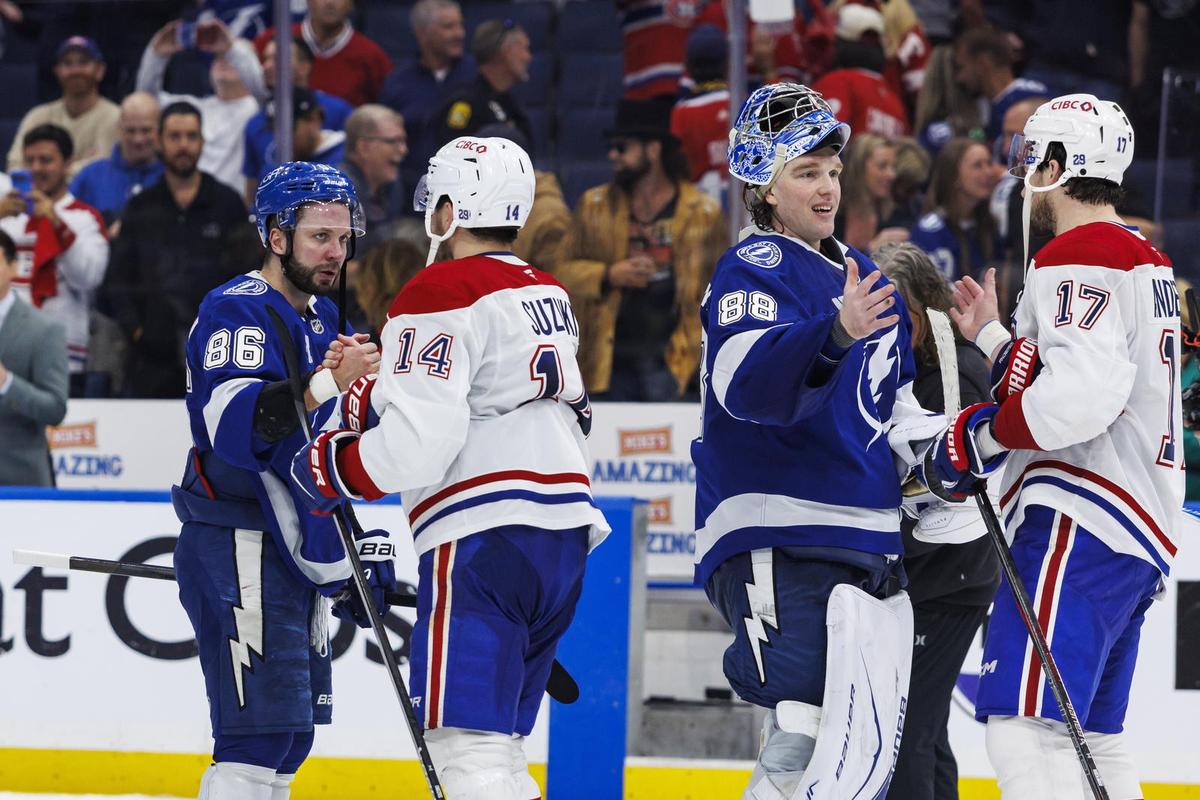  Canadiens Win The Series With Close 2-1 Steal In Game 7 