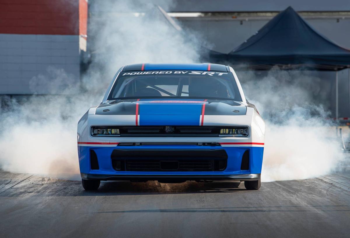 The all-new 2026 Dodge Charger Hustle Stuff Drag Pak by Direct Connection featuring a V-8 HEMI® engine
