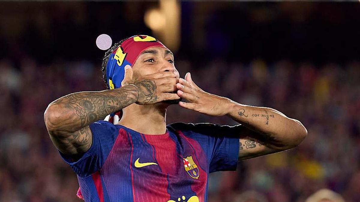  Raphinha was suspended in the week due to yellow card accumulation. | Pablo Rodriguez/Quality Sport Images/Getty Images 