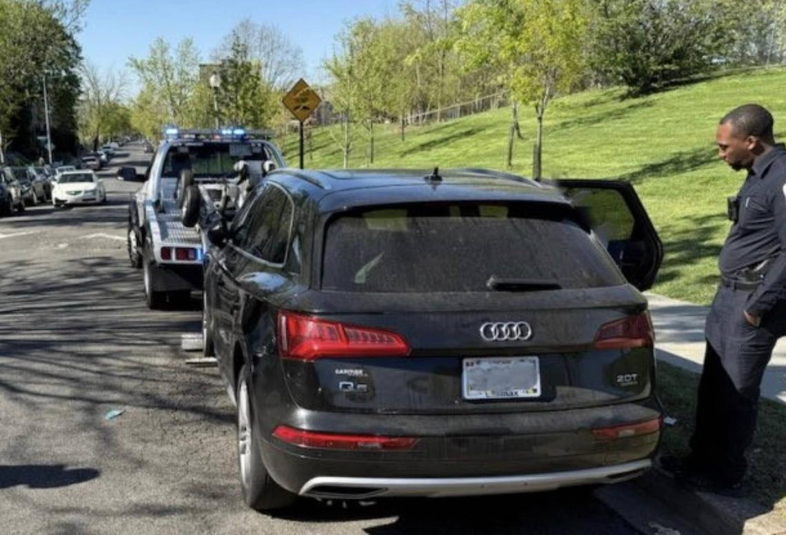  Audi Q5 impounding DC Police Department/X