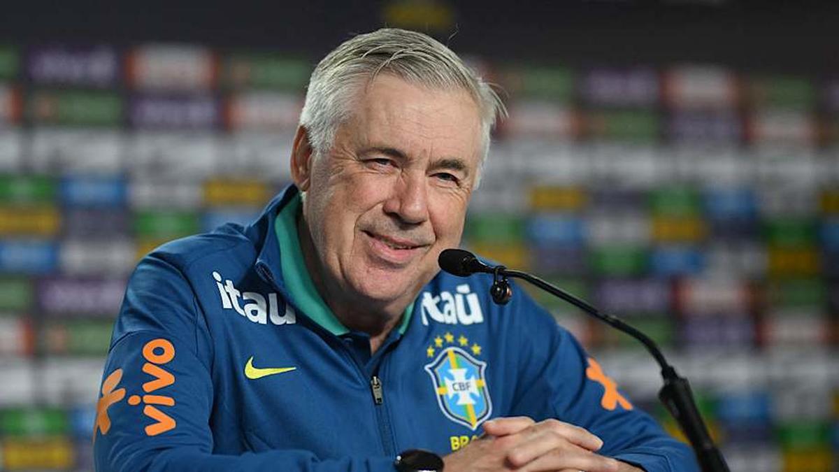  Carlo Ancelotti is leading the Seleção this summer. | MAURO PIMENTEL/AFP/Getty Images 