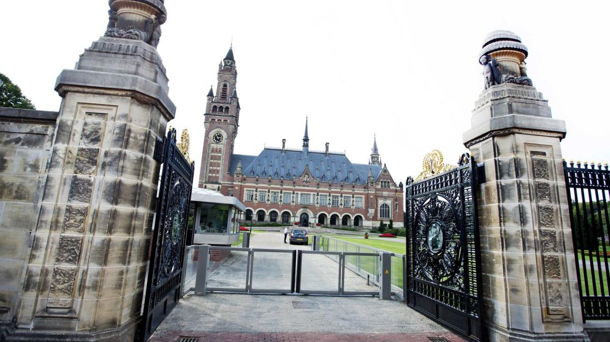 The Peace Palace in the Netherlands where Court of Arbitration judges Monday dismissed a lawsuit brought by Rwanda against Britain after it terminated a 2023 deal to deport asylum seekers to the East African country. File Photo by Guus Shoonewille/EPA