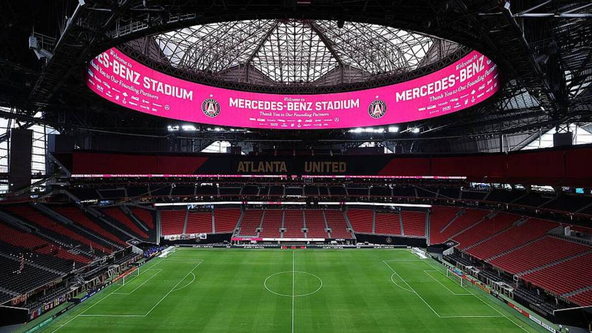  Mercedes-Benz Stadium is home to the Atlanta Falcons and Atlanta United. | Kevin C. Cox/Getty Images 