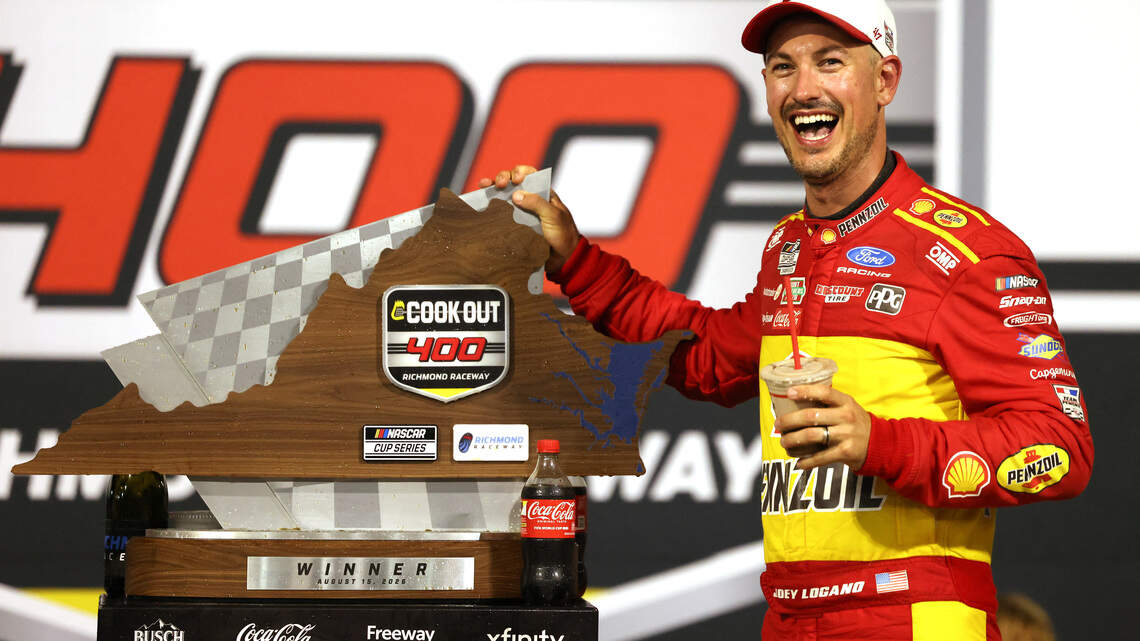 Joey Logano wins Richmond for 2nd victory in 4 starts