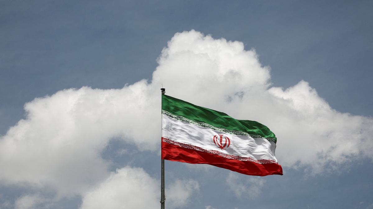 An Iranian flag, amid a ceasefire between U.S. and Iran, in Tehran, Iran, April 27, 2026. Majid Asgaripour/WANA (West Asia News Agency) via REUTERS