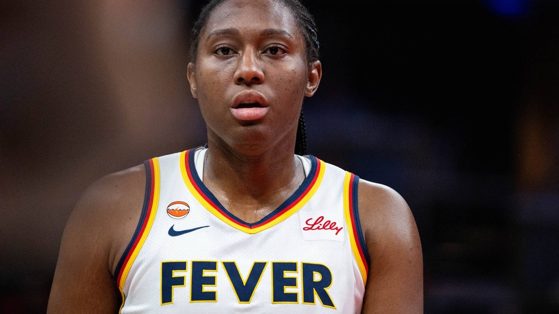 Fever Star Aliyah Boston Goes Down With Injury vs. Storm