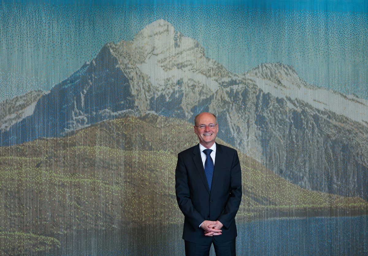 Switzerland’s Attorney General Stefan Blattler poses after an interview with Reuters in Bern, Switzerland, June 10, 2026. REUTERS/Denis Balibouse