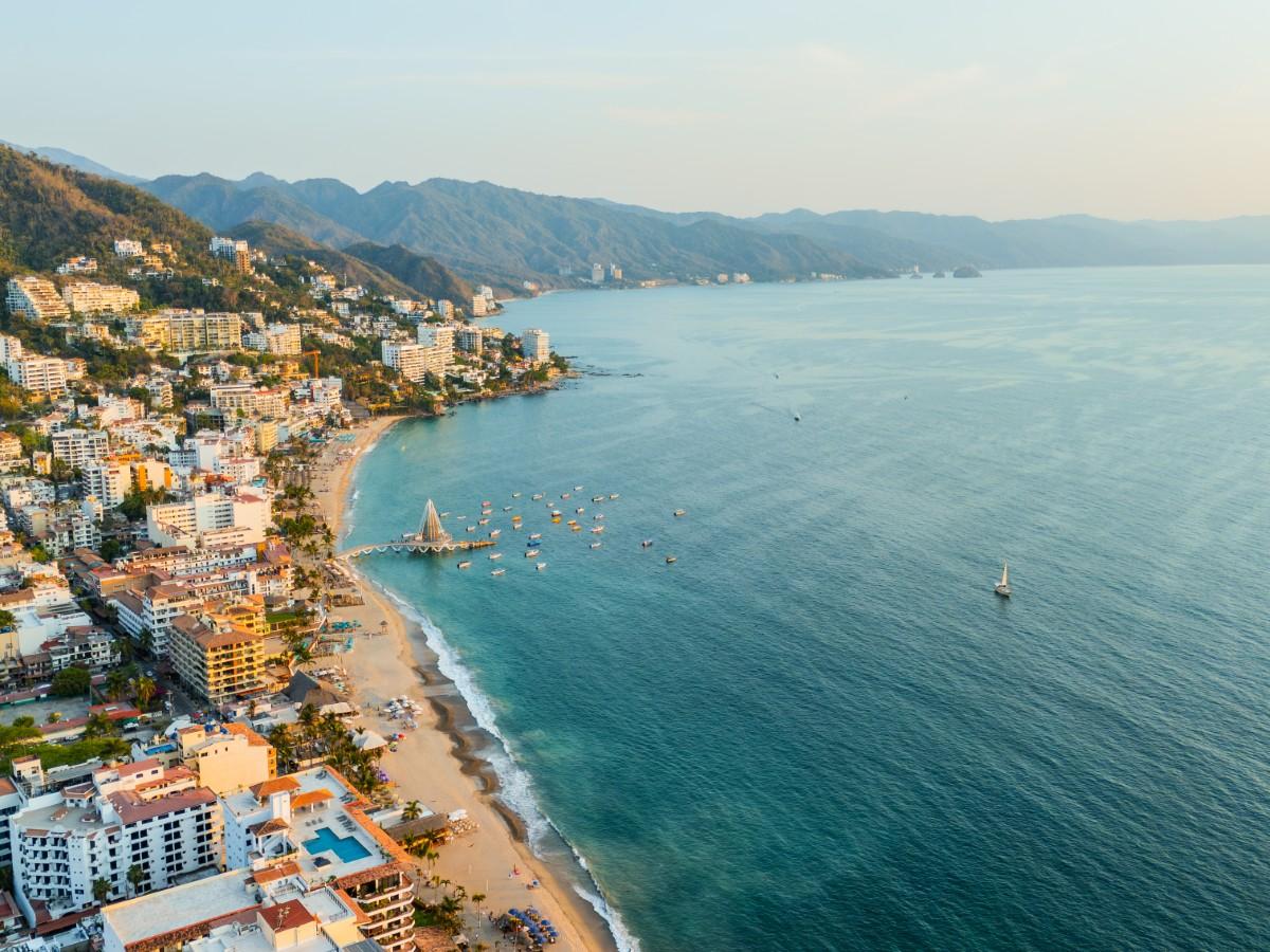  A view of the Los Muertos beach in Puerto Vallarta, Mexico. 