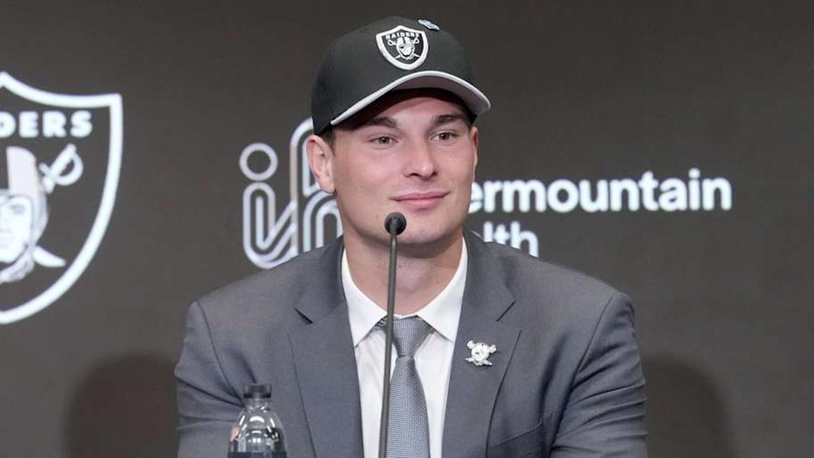  The Raiders selected Fernando Mendoza No. 1 in the draft. | Kirby Lee-Imagn Images 