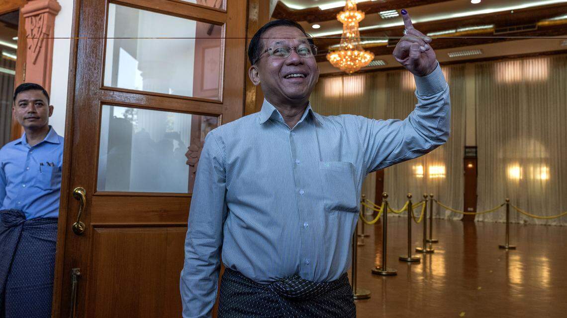 Myanmar junta chief ascends to president, five years after coup