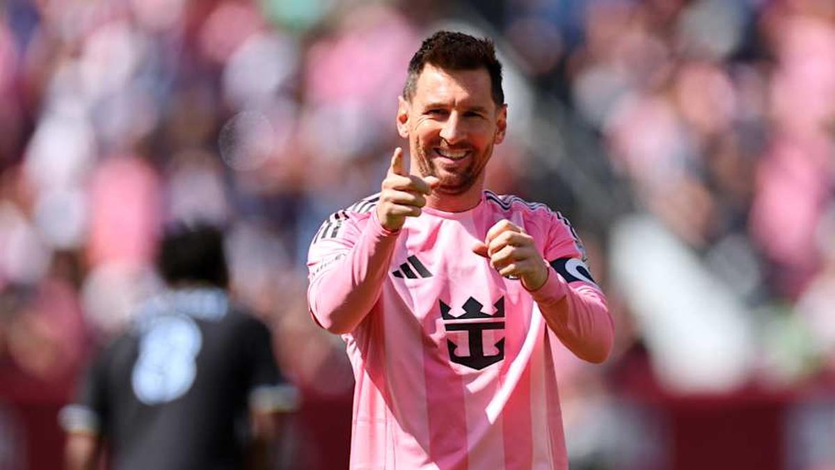  Lionel Messi has yet to commit to the 2026 World Cup. | Jamie Schwaberow/MLS/Getty Images 