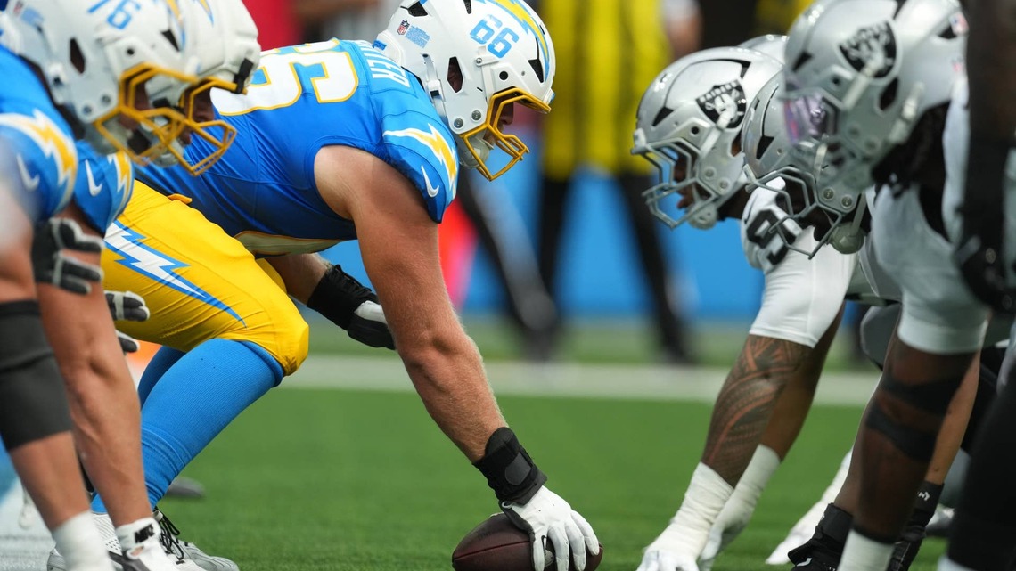 Chargers' Jake Slaughter Was Drafted to Play Guard, and Injuries Made Him an All-Rookie Center 