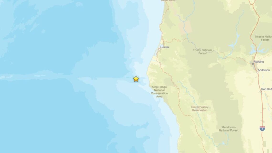 Update: 2.3 magnitude earthquake reported near Petrolia, CA on Oct. 8 