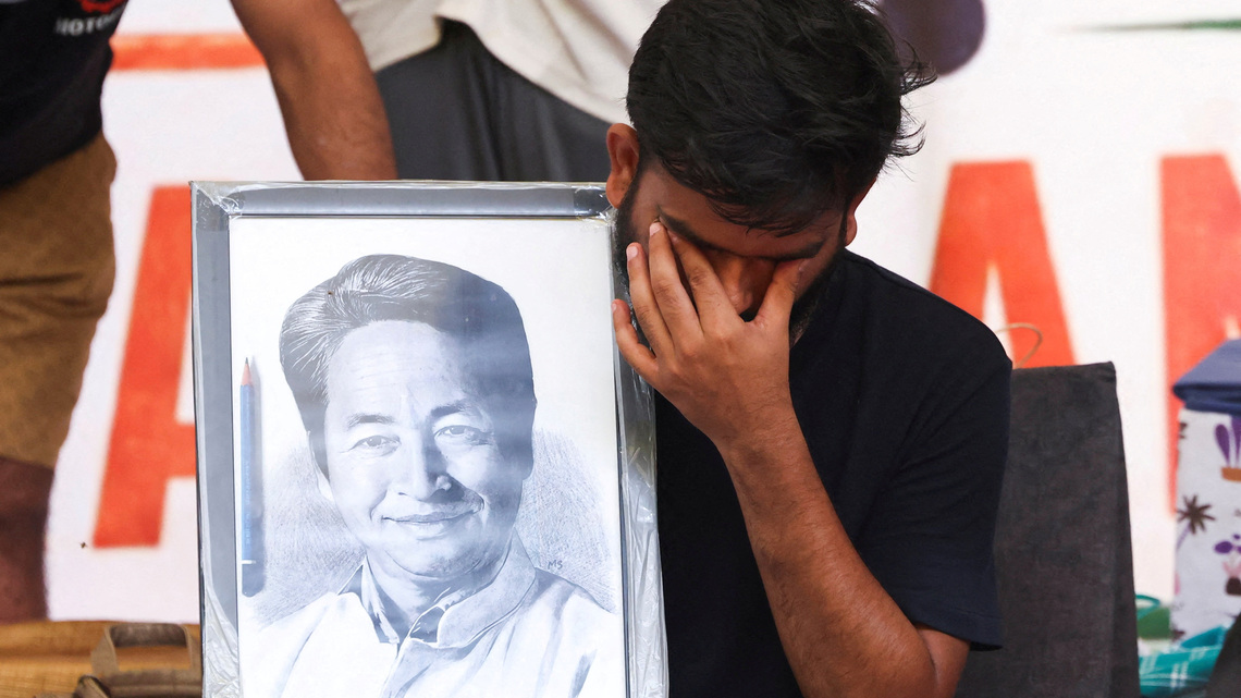 Wife of Indian activist Wangchuk asks court to move him to private hospital 