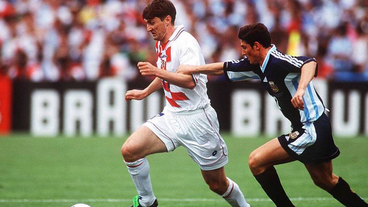  Robert Jarni took a circuitous route to Madrid after the 98 World Cup. | Mark Sandten/Bongarts/Getty Images 