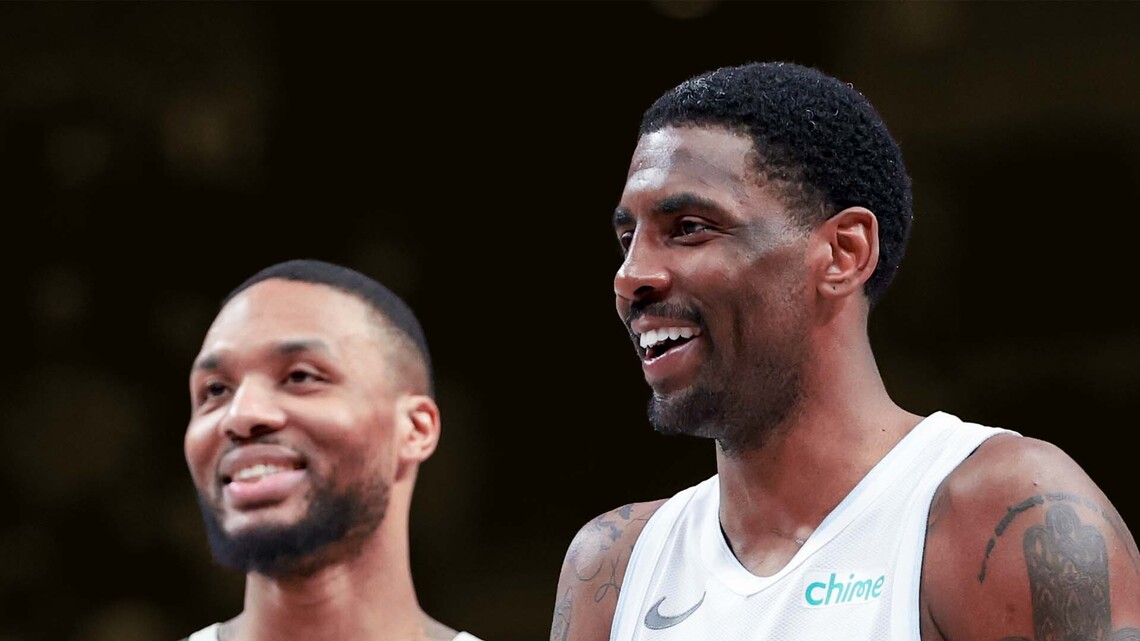 Patrick Beverley explains why Damian Lillard is in a much better situation in Portland than Kyrie Irving is in Dallas 