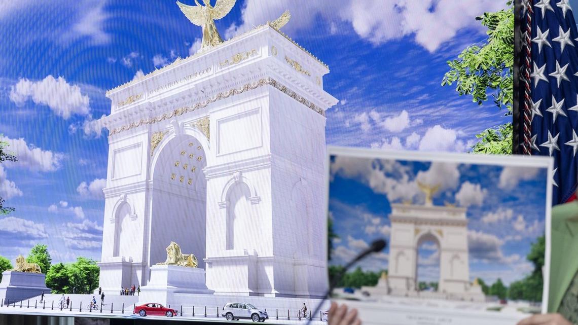 Fine Arts Commission OKs Trump's arch project 