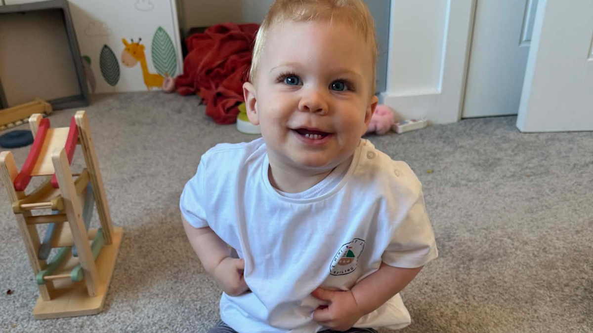 Finley before his diagnosis.