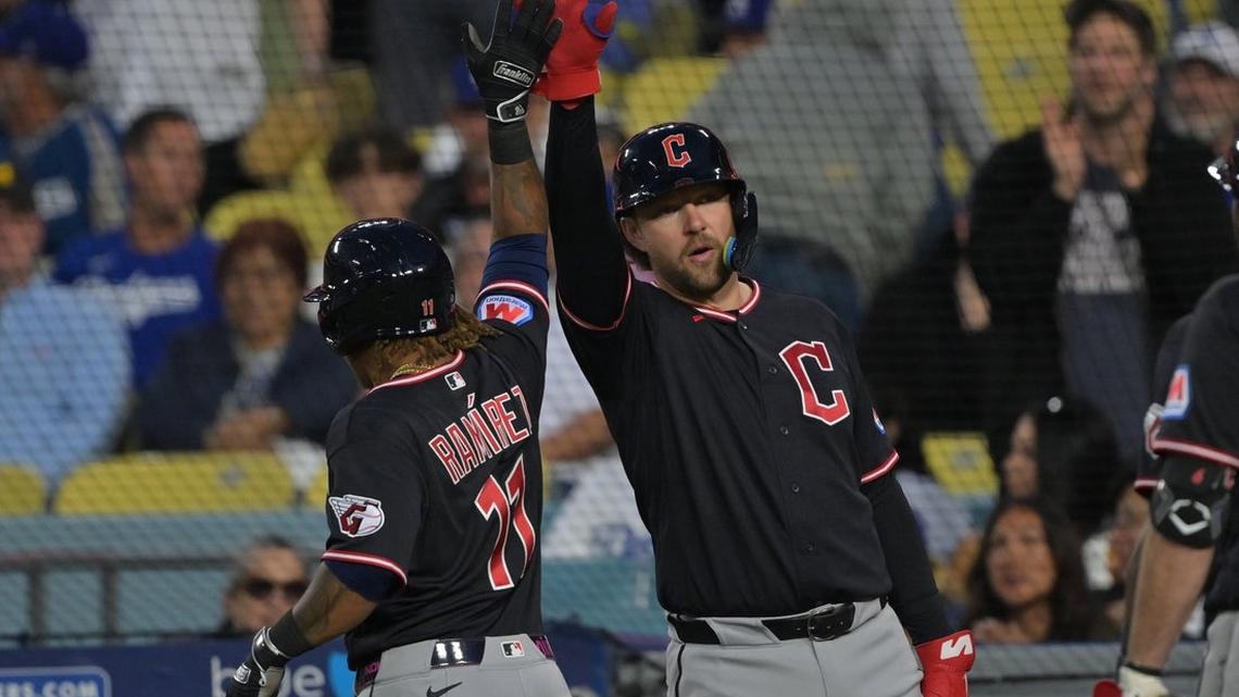 Gavin Williams strikes out 10 in Guardians' victory over Dodgers 