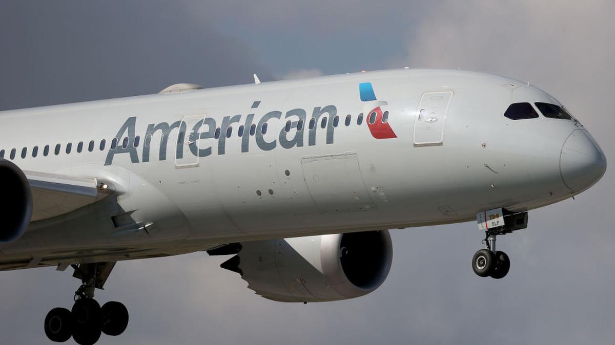 FILE Photo from 2021, Miami International Airport. Charlotte flight cancellations began Wednesday. Tropical Storm Nicole prompted American Airlines to waive change fees for flights connected to 20 airports in Florida, Georgia, the Bahamas and Providenciales in the Turks and Caicos Islands. (Photo by Joe Raedle/Getty Images)