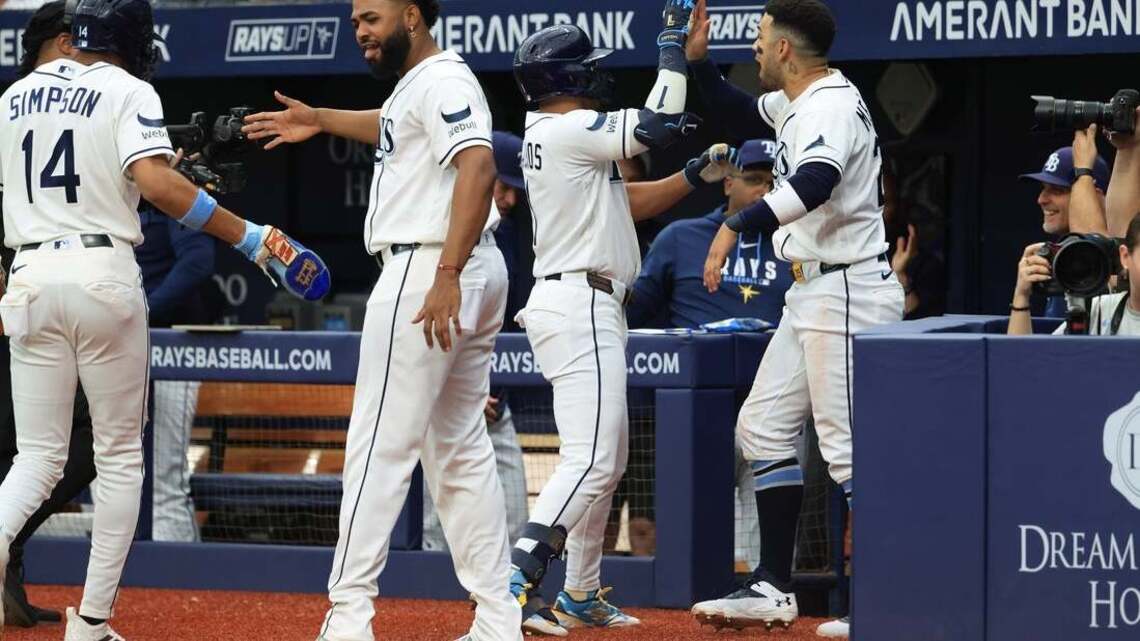Jonathan Aranda keys offensive outburst as Rays rout Astros