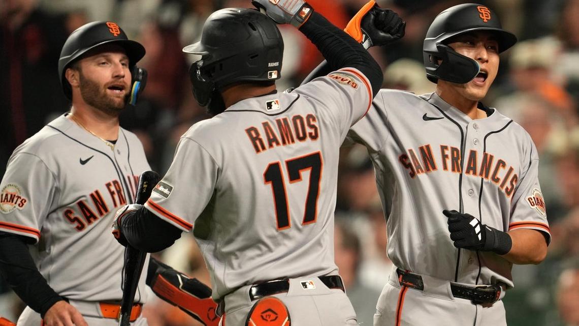 Giants trio stacks seven extra-base hits to oust O's 