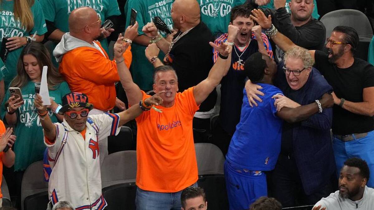  Numerous Knicks fans, including celebrity super fans like Spike Lee, Tracy Morgan, Fat Joe and Timothée Chalamet, traveled to San Antonio for Game 1 of the NBA Finals against the Spurs. | Scott Wachter-Imagn Images 