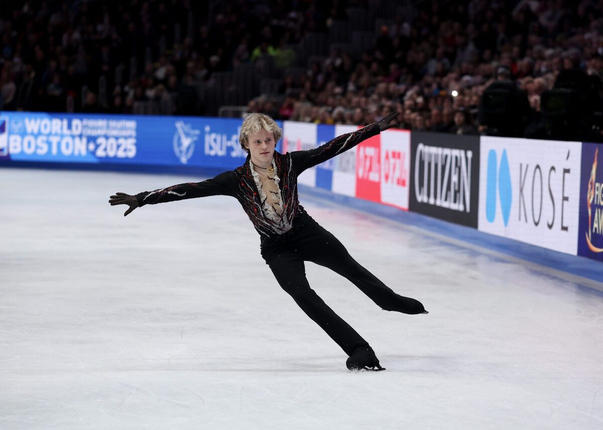 Ilia Malinin of the United States competes during the 2025 ISU World Figure Skating ChampionshipsMaddie Meyer / Staff