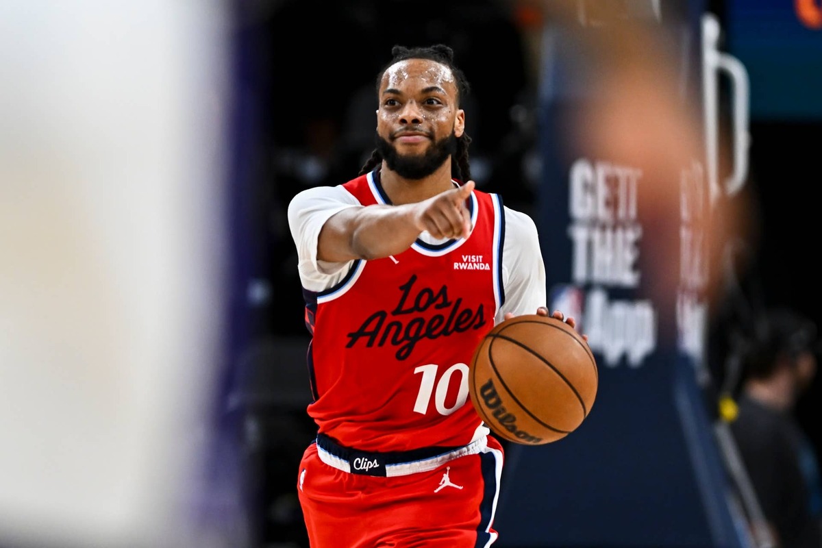  LA Clippers guard Darius Garland (10)