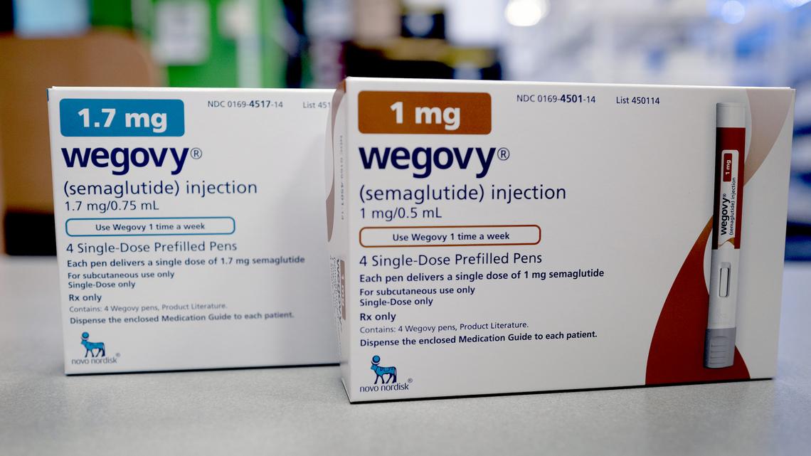 The injectable weight-loss medication Wegovy is available at TrumpRx. (Scott Olson/Getty Images/TNS)