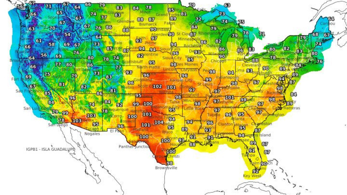 Extreme heat is building across the Midwest