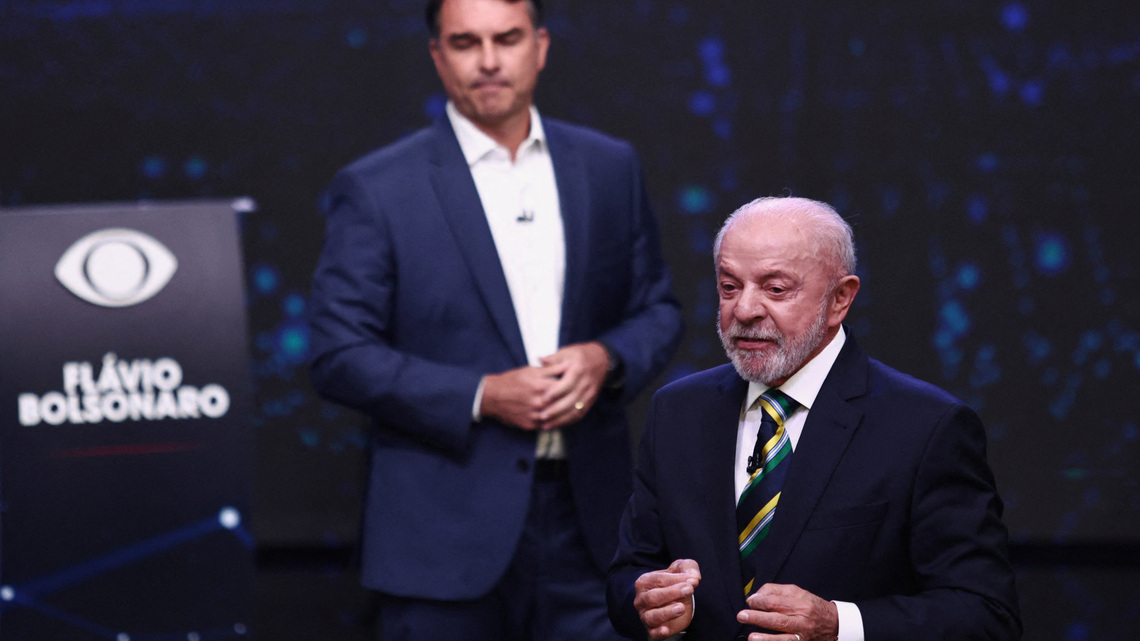 Flavio Bolsonaro and Lula about even ahead of Brazil runoff, Datafolha poll shows 
