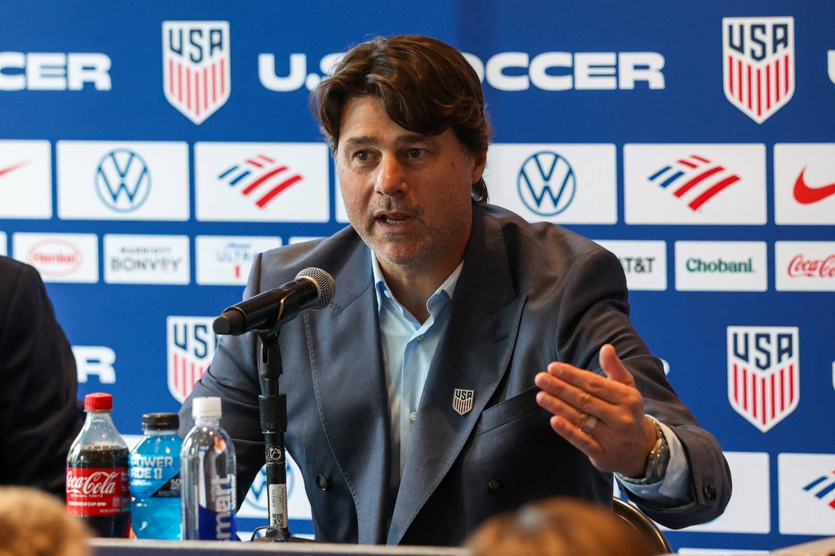  The US Men's National Team's (USMNT) head coach Argentine Mauricio Pochettino speaks during the announcement of the USMNT 2026 World Cup roster in New York, on May 26, 2026. (Photo by TIMOTHY A. CLARY / AFP via Getty Images) Photo by TIMOTHY A. CLARY / AFP via Getty Images