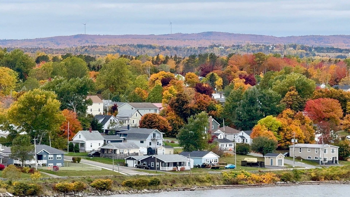  Sydney, Nova Scotia is a standout cruise port for fall foliage. 