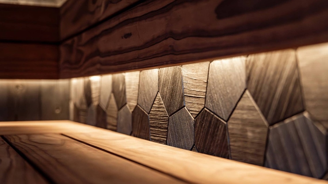 Woman Uses Plain Wood Panels From the Hardware Store To Transform Her Boring White Apartment Into Something Luxe and Warm 