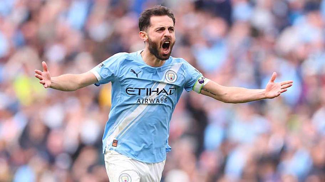  Bernardo Silva was outstanding. | Catherine Ivill/AMA/Getty Images 