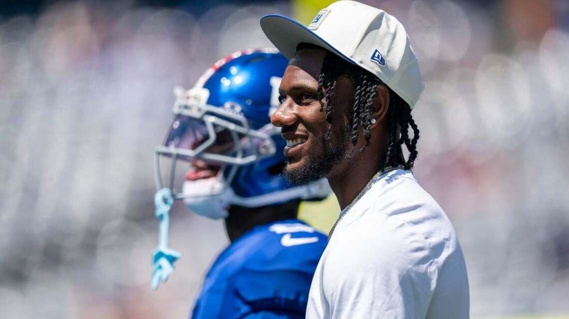 Giants' Harbaugh 'praying' WR Malik Nabers ready for Week 1 
