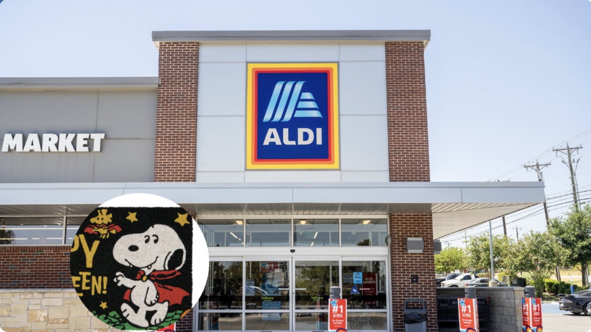 Snoopy Fans: Aldi's New $10 Halloween Doormat Is a Must-Have