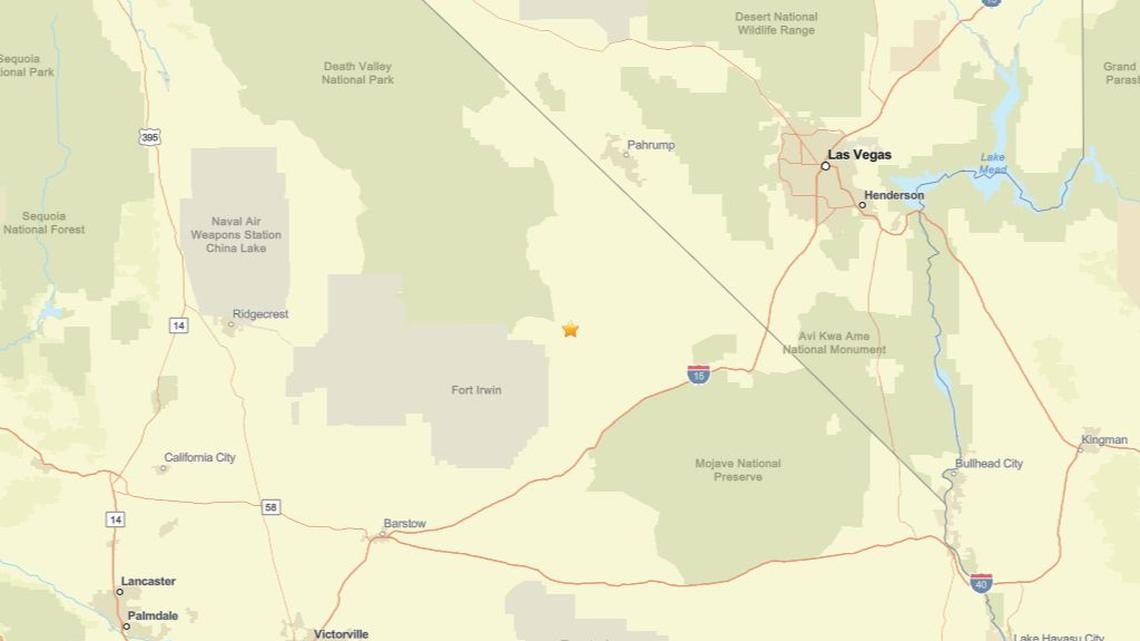 Update: Earthquake of 3.3 magnitude reported near Tecopa, CA on March 28 