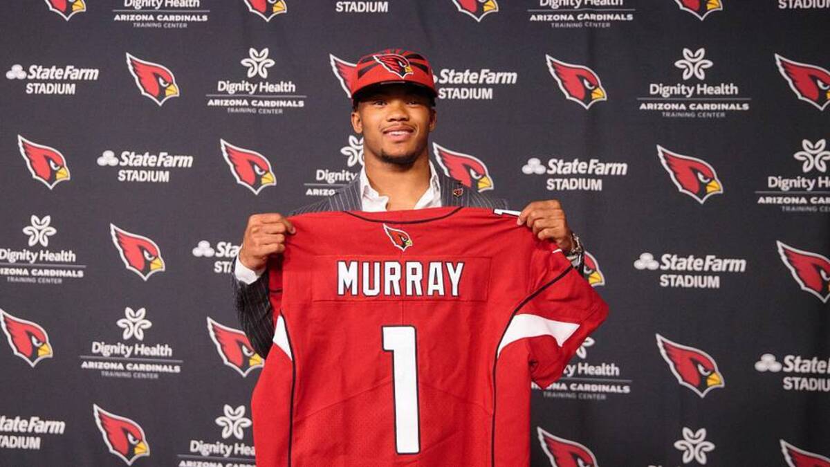  Kyler Murray was the No. 1 pick in the 2019 NFL draft by the Cardinals | Mark J. Rebilas-Imagn Images 