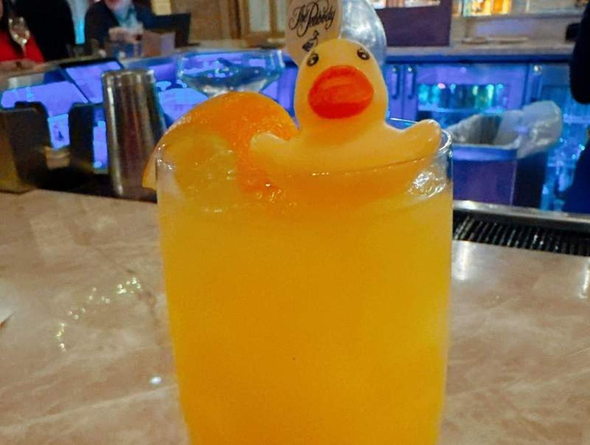  The signature Rubber Ducky Drink at the Peabody Hotel in Memphis. Photo credit: Robin O’Neal Smith 