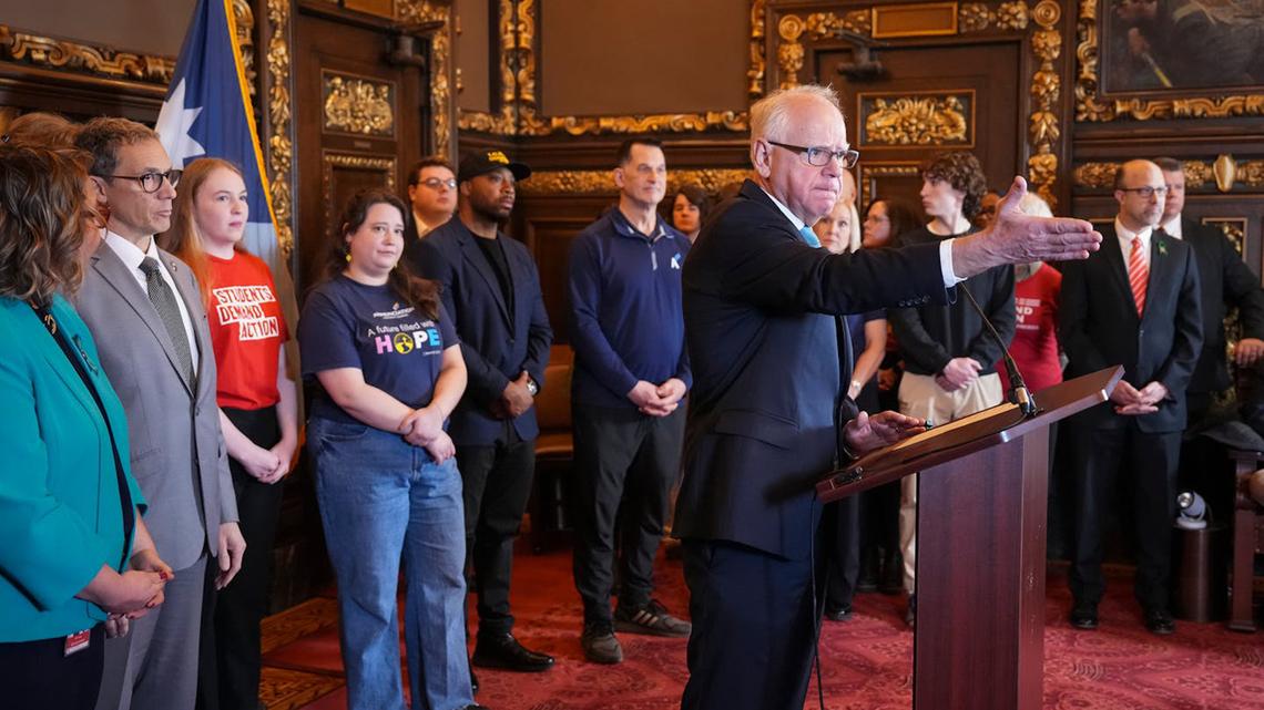 DFLers, Annunciation families call for gun control in Minnesota, but prospects still dim 