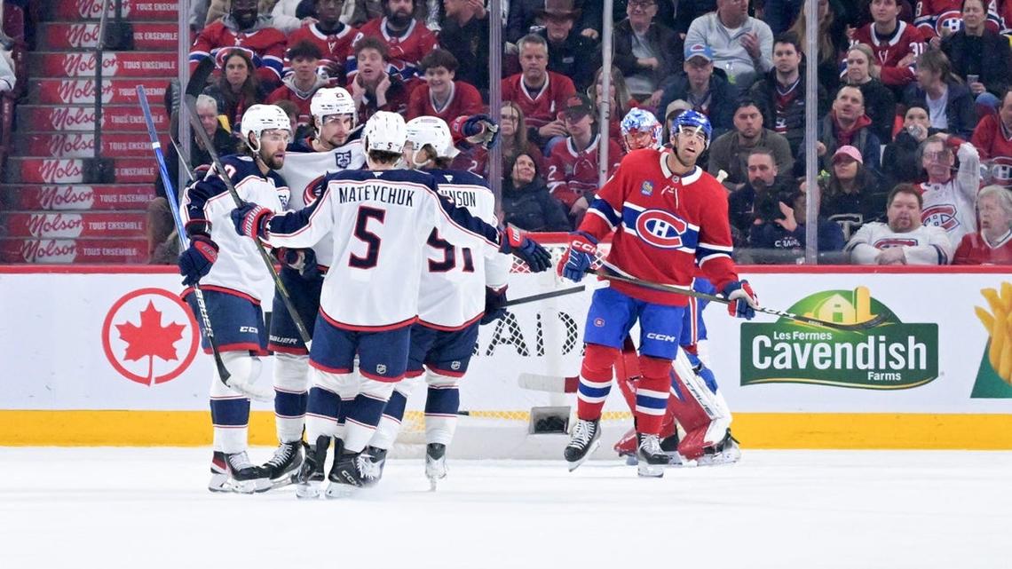 Blue Jackets cool off Canadiens, remain in playoff race