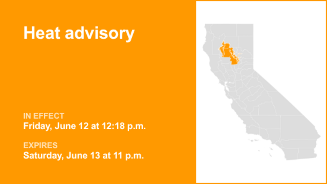 UPDATE: Heat advisory affecting Shasta Cascade Saturday night 