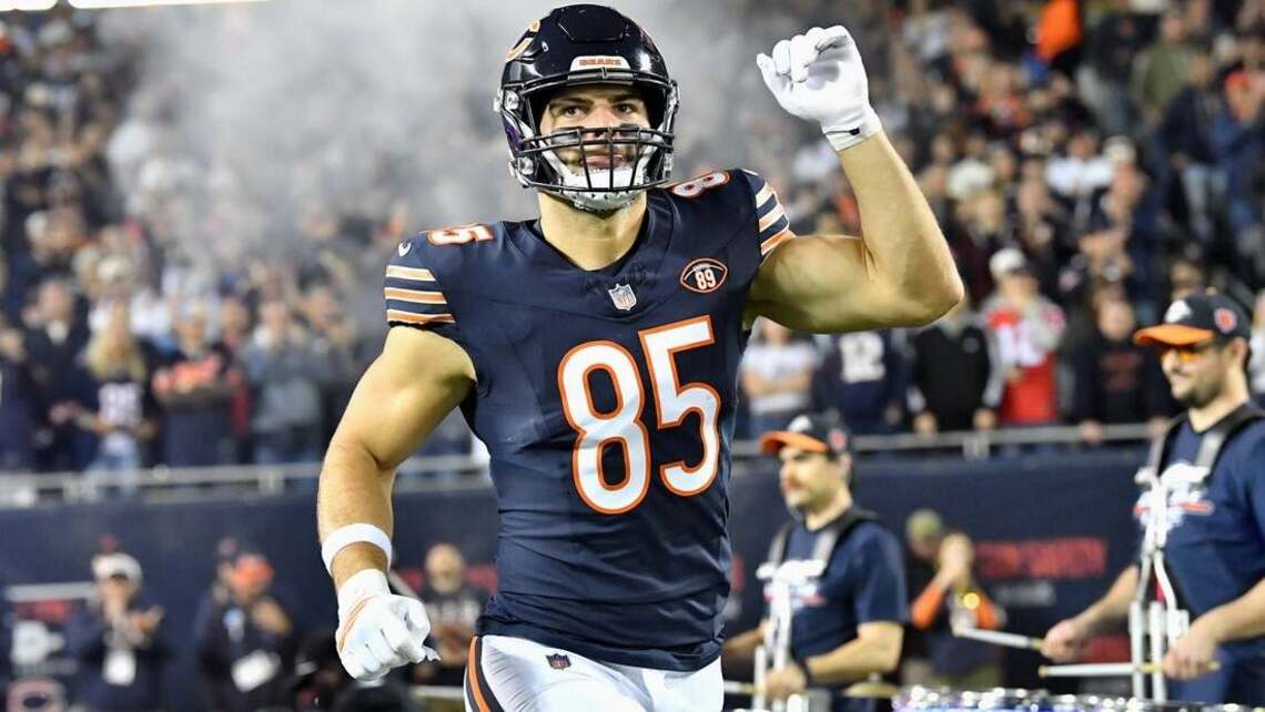 Bears TE Cole Kmet (knee) to miss rest of season