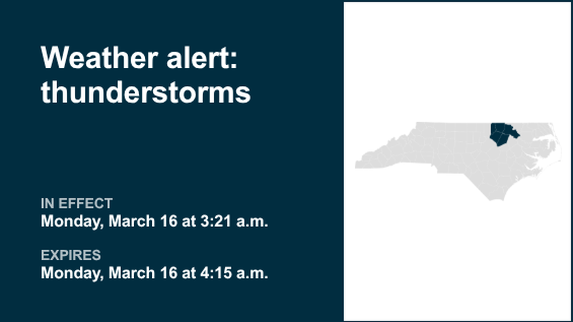 UPDATE: Prepare for strong thunderstorms in the Piedmont region Monday afternoon 