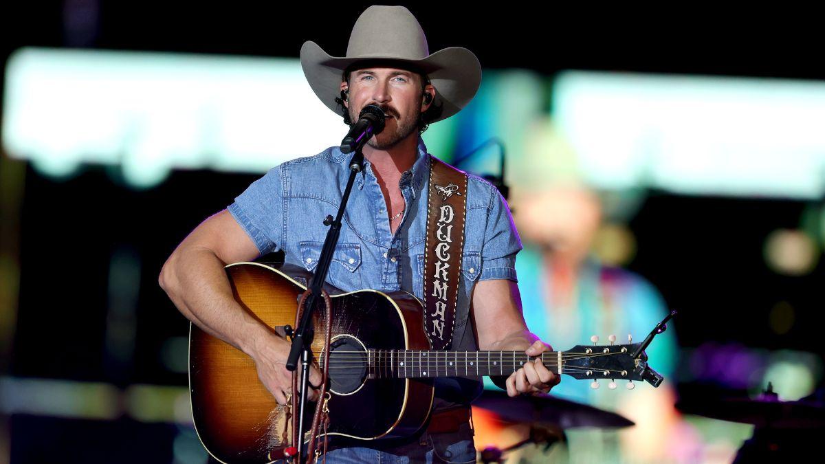 Riley Green at the Lifting Lives Country on the Green eventGetty